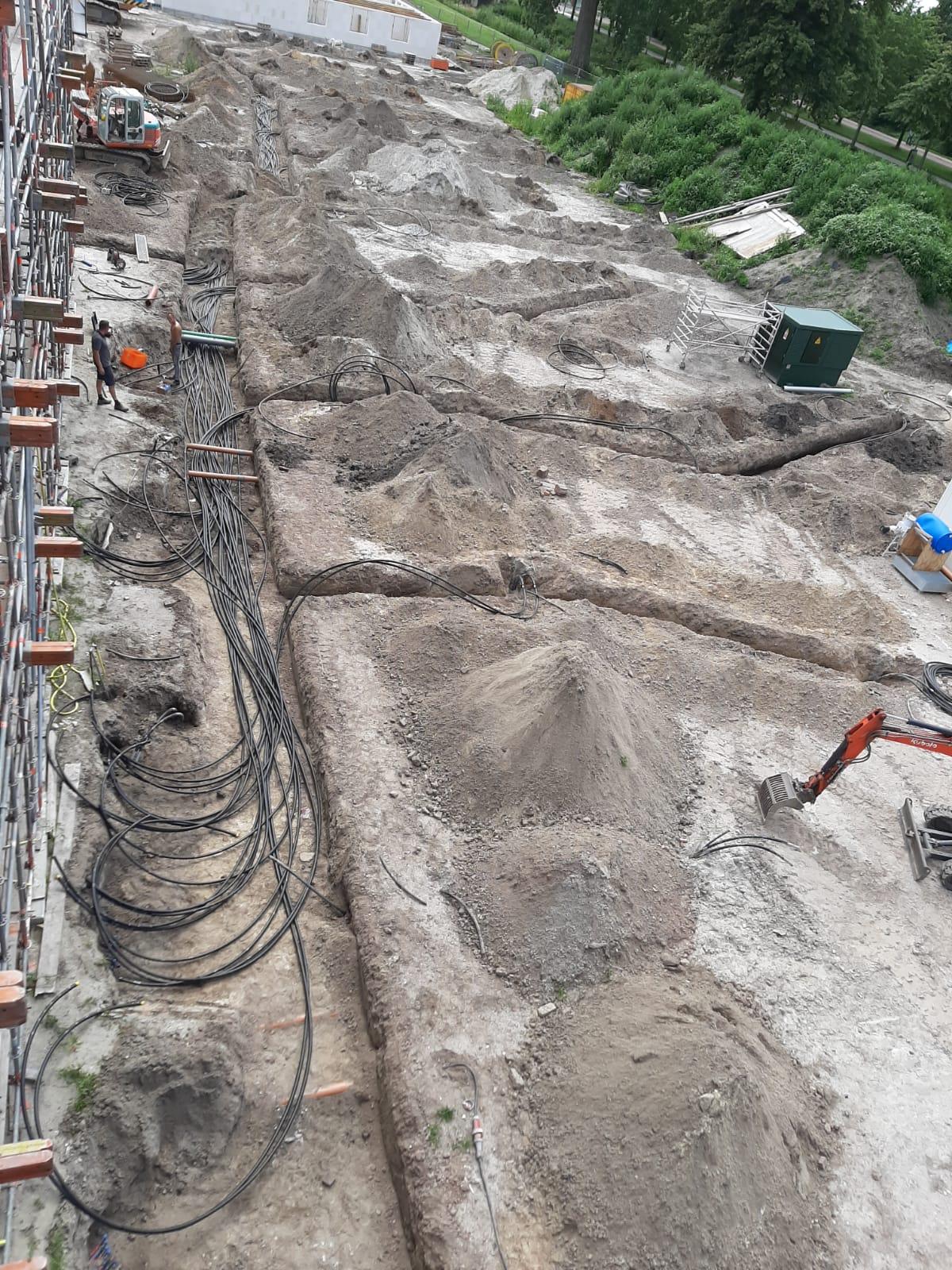 Aanleg horizontale leidingwerk Hoogezand